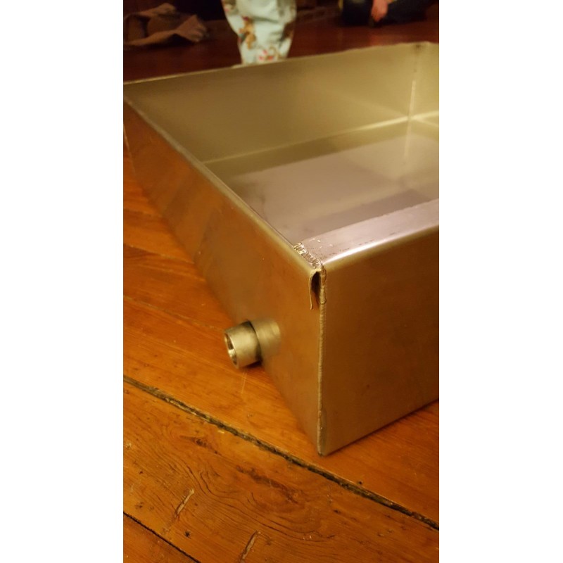 24x24x6 18 ga Maple Syrup Evaporator Boiling Pan