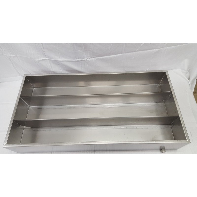 24x48x8 20 ga divided pan, Maple Syrup Evaporator Boiling Pan